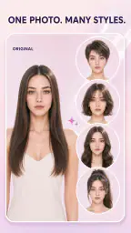 Frisuren Testen: KI Haare screenshot