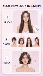 Frisuren Testen: KI Haare screenshot