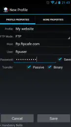 FtpCafe FTP Client Pro screenshot