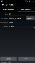 FtpCafe FTP Client Pro screenshot