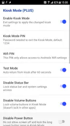 Fully Single App Kiosk screenshot