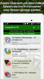 Fussball im TV live screenshot