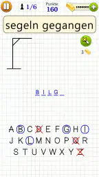 Galgenmännchen - Wortspiel screenshot