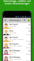 Geburtstage und Ereignisse screenshot