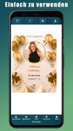 Geburtstagseinladung screenshot