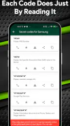 Geheime Mobilcodes screenshot