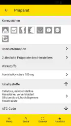 Gelbe Liste Medikamente App screenshot