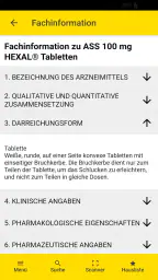 Gelbe Liste Medikamente App screenshot