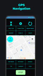 Geschwindigkeitsmesser GPS screenshot