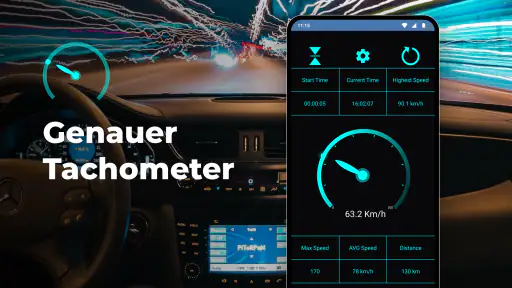 Geschwindigkeitsmesser GPS screenshot