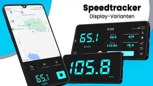 Geschwindigkeitsmesser GPS HUD screenshot