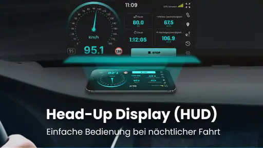 Geschwindigkeitsmesser GPS HUD screenshot