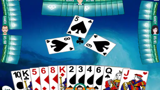 Golden Card Games Tarneeb Trix screenshot