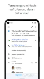 Google Kalender screenshot