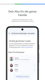 Google One screenshot