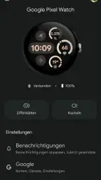 Google Pixel Watch screenshot