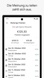 Google Umfrage-App screenshot