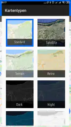 GPS-Koordinatenkarte screenshot