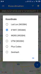 GPS-Koordinatenkarte screenshot