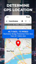 GPS-Koordinatenkarte screenshot