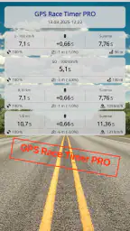 GPS Race Timer screenshot