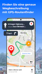 GPS Satellit Erde Karte Sicht screenshot