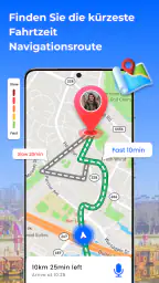 GPS Satellit Erde Karte Sicht screenshot