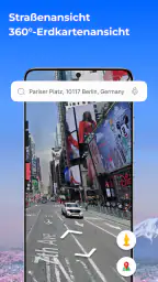 GPS Satellit Erde Karte Sicht screenshot