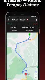 GPS Tacho & Kilometerzähler screenshot