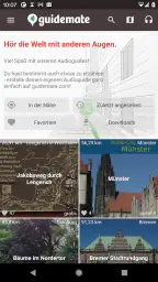 guidemate Audioguide-Plattform screenshot