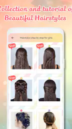 Hairstyles step by step screenshot