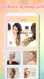 Hairstyles step by step screenshot