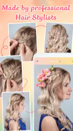 Hairstyles step by step screenshot