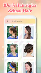 Hairstyles step by step screenshot