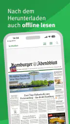 Hamburger Abendblatt E-Paper screenshot