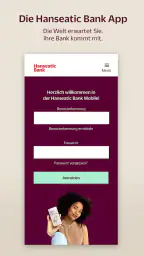 Hanseatic Bank Mobile screenshot