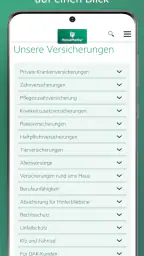 HanseMerkur ServiceApp screenshot