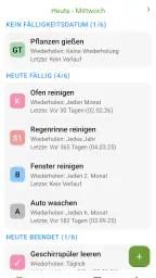 Haus putzen: Aufgaben screenshot