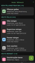 Haus putzen: Aufgaben screenshot