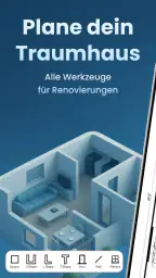 Hausentwurfsplan 3D-App screenshot