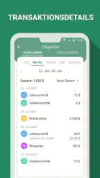 Haushaltsbuch - buchhaltung screenshot