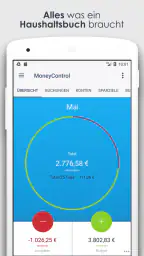 Haushaltsbuch MoneyControl screenshot