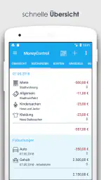 Haushaltsbuch MoneyControl screenshot