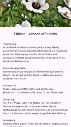 Heilkräuter/ Mamas Kräuter-App screenshot
