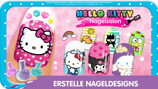 Hello Kitty Nagelsalon screenshot