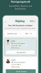 Helpling screenshot