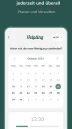 Helpling screenshot
