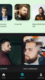 Herren Frisuren App screenshot