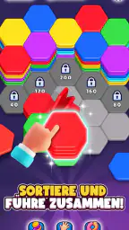 Hexa Sort screenshot