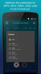 Hi-Q MP3 Recorder (Pro) screenshot